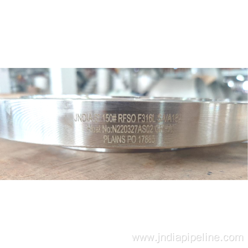 A182 150bl Stainless Steel Slip On Flange